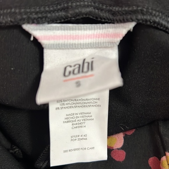 Cabi style 4142 black print lean legging - Picture 7 of 8